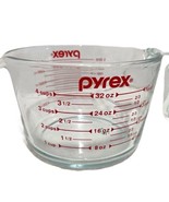 Pyrex Measuring 4 Cup  32oz - 1 Liter Glass Red Letters - £12.75 GBP