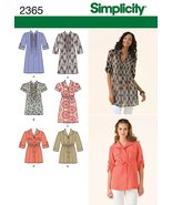 Simplicity Pattern 2365 Misses Tunic in Two Lengths with Front Variation... - £7.50 GBP
