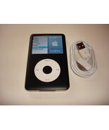 APPLE  IPOD  CLASSIC  6TH GEN.  CUStOM  BLACK  80GB...NEW  BATTERY... - $189.99