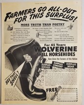 1949 Print Ad Wolverine Shell Horsehide Shoes Boots Rockford,Michigan - £11.93 GBP