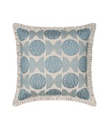 Ellara Blue - Linen Blue Decorative Bed Runner and Pillow Cover - $94.33 - $150.58