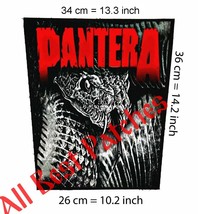 Pantera the great southern Big back patch Damageplan,Down,Rebel Meets Rebel - £23.59 GBP