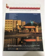 1986 Radisson Hotel Vintage Print Ad Advertisement pa14 - $152.62 MXN