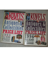 (2) KOVELS Antiques and Collectibles Price List Paperback books 1993 &amp; 1996 - $8.88