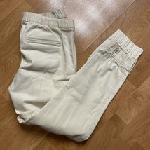 GAP Jogger Pants Mens Size Small  Tall Tan Elastic Waist Tapered - £7.89 GBP