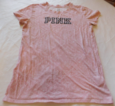 Pink by Victoria&#39;s Secret Ladies Women&#39;s Short Sleeve T Shirt S small Pink TEE - £12.05 GBP