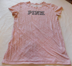 Pink by Victoria&#39;s Secret Ladies Women&#39;s Short Sleeve T Shirt S small Pi... - £12.07 GBP