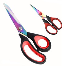 Scissors All Purpose, Premium 9.5&quot; Titanium Coating Sharp Tailor Sewing ... - $19.99