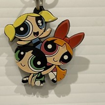 Power Puff Girls Keychain Backpack Hanger Key Chain Blossom Bubbles Buttercup - £11.77 GBP