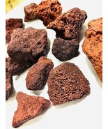 SR 1 Pound Red Volcanic Lava Rocks Aquarium Rocks Fish Tank Reptile Terr... - $19.97