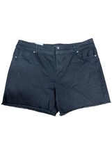 Style &amp; Co Womens Mid Rise Shorts, X-Large, Black - £27.09 GBP