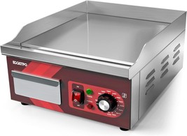 14 Inch Electric Griddle, Non-Stick Flat Top Grill Commercial Electric - £170.66 GBP