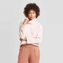 A New Day Women&#39;s Turtleneck Cozy Pullover in Pink, Small, NWOT - £8.84 GBP