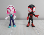 Spidey And His Amazing Friends Ghost Spider Gwen Myles Morales Action Fi... - $9.89