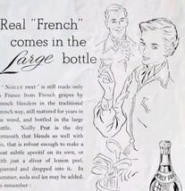 1952 Noilly Prat French Dry Vermouth Advertisement Sphere UK Import E90B - $14.99