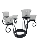 Avon Outdoor Umbrella Tea Light Holder Black Metal Candle Lighting Ambia... - £18.66 GBP