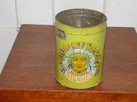 Vintage Old Seneca Stogies 5 Cent Each Empty Cigar Tin - $331.65