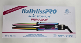 BaBylissPRO Nano Titanium Prima2000 Ionic Styling Iron, 3/4&quot; stainless s... - $730.71 MXN