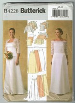 Butterick Sewing Pattern 4228 Formal Evening Wear Top Skirt Misses Petite 6-10 - £7.06 GBP