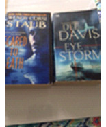 Set Of 2 Books: Scared To Death By Wendy Staub &amp; Eye Of The Storm By Dee... - £15.63 GBP