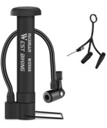 West Biking MTB Bicycle Pump – 80 PSI Manual Air Pump for Bike Tires - $11.14