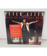 Vinyl LP: Peter Allen, “Captured Live At Carnegie Hall”, 1985 Stereo Ari... - $25.72
