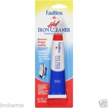 HOT IRON CLEANER clean draggy iron bottom metal sole plate FAULTLESS 1211 - $15.63