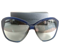 New Porsche Design P 8603 D Cat.3 Blue Cats Eye Women&#39;s Sunglasses Italy - £151.02 GBP