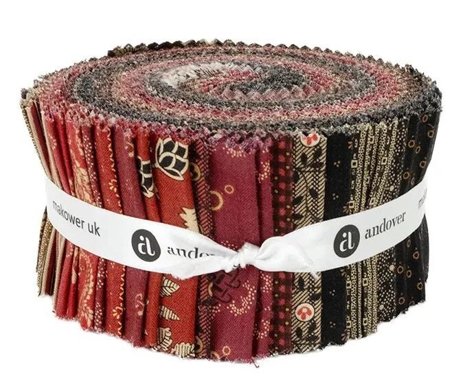 Jelly Roll - Bridgeport by Jo Morton for Andover Cotton Fabric Precuts M... - $49.97