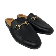 MiouMialala Black Leather Mule Size 7.5 - $42.74