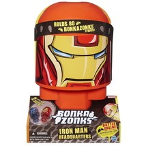 NEW Hasbro Bonkazonks Marvel Iron Man Headquarters 2 Card 2 Figures Holds 80 - £9.13 GBP