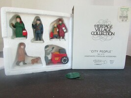 Dept 56 59650 City People 5 Pcs Figures Heritage Village  L138 - $8.50