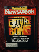 NEWSWEEK October 7 1991 Nuclear Bombs Arms Race Incest Stanford - £6.90 GBP