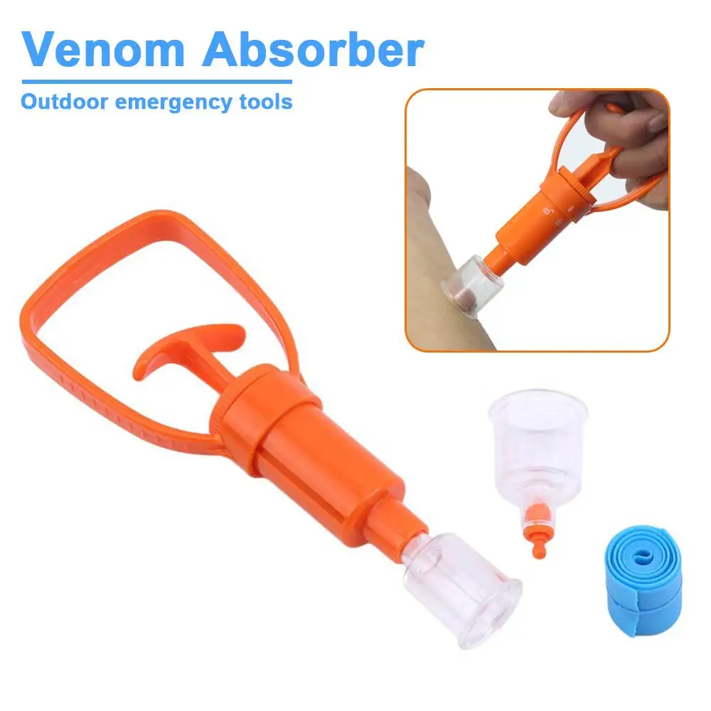 Outdoor Poison Extractor Pump Kit Vipers Bees Biting Vacuum Poison Removal - £11.32 GBP+