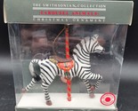 New Kurt S Adler 1988 Zebra Carousel Animals Ornament Smithsonian Instit... - $34.64