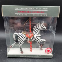 New Kurt S Adler 1988 Zebra Carousel Animals Ornament Smithsonian Instit... - $34.64