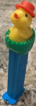 PEZ Easter Chick w/ Hat E Dispenser-Blue Stem-Hungary-Green Thick Rounded Egg - £5.07 GBP