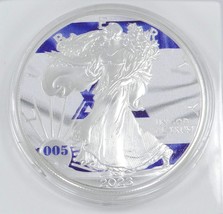 1 Oz Silver Coin 2023 American Eagle $1 Flags of the World - Israel # 005/250 - $235.20