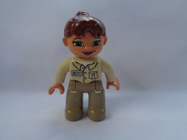 Mega Bloks Zoo Keeper Girl Tan Outfit Replacement Figure - $1.92