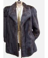 JUST REDUCED Gorgeous Vintage Mahogany Mink Coat Past Hip Size Medium/Large - $825.00