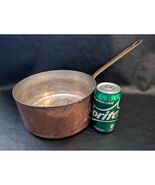 Vintage Cuivre Sauce Poêle Fonte Manche Longue Ustensile France 4 QT - $2,062.58 MXN