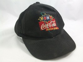 Coca Cola Super Bowl XXXII 32 Hat Black Strapback Baseball Cap - £11.98 GBP