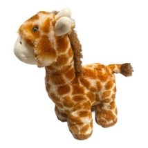 Manhattan Toy Company Voyagers Olive Giraffe 9” Plush Beanie Stuffed Animal Toy - £7.86 GBP