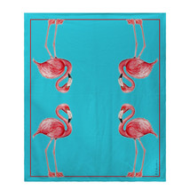 Betsy Drake Flamingo Throw Blanket - £54.36 GBP