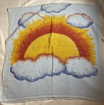 Vintage Cannon Rainbow Bath Towel Cloths - Made in USA 29” By 50” Read - £11.02 GBP