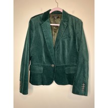 NWOT Talbots Evergreen Dark Green Velour Velvet Office Business Work Bla... - $45.00