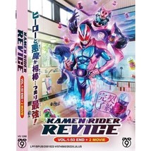 Kamen Rider Revice Vol.1-50End + 2 film DVD con sottotitoli in inglese - £30.10 GBP