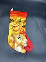 Kurt Adler Lion King Disney Christmas Stocking Simba Nala Mufasa 17.5 - £5.43 GBP