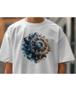 &quot;Cyber Gears: Futuristic Tech Sphere T-Shirt&quot; - $26.37 CAD+