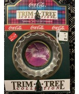 Coca-Cola Trim a Tree Collection - Santa Claus Bottle Cap Ornament Circa... - £5.96 GBP